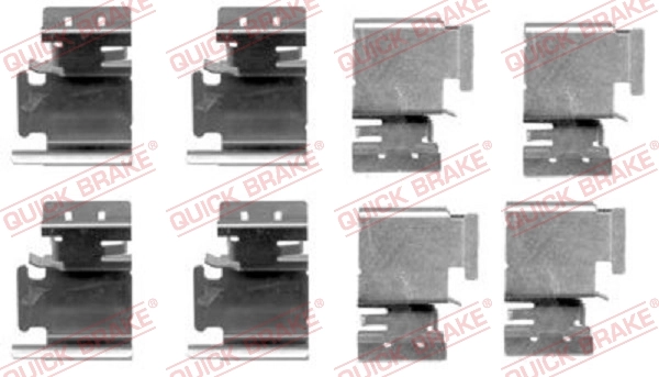 Accessory Kit, disc brake pad